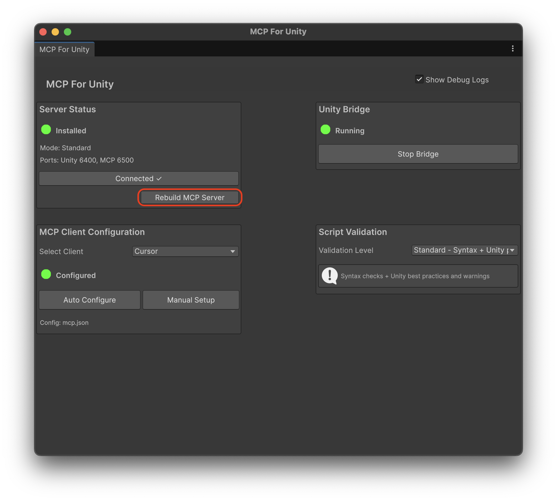 Rebuilding the MCP server